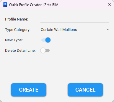 Quick Profile Creator – A Faster Way to Create Revit Profiles (ZetaBIM Plugin)